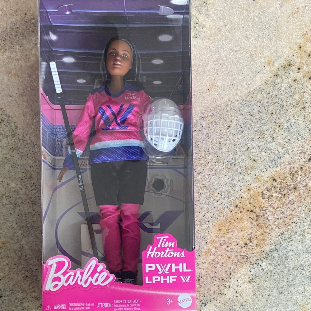 Barbie Tim Hortons PWHL Hockey Doll